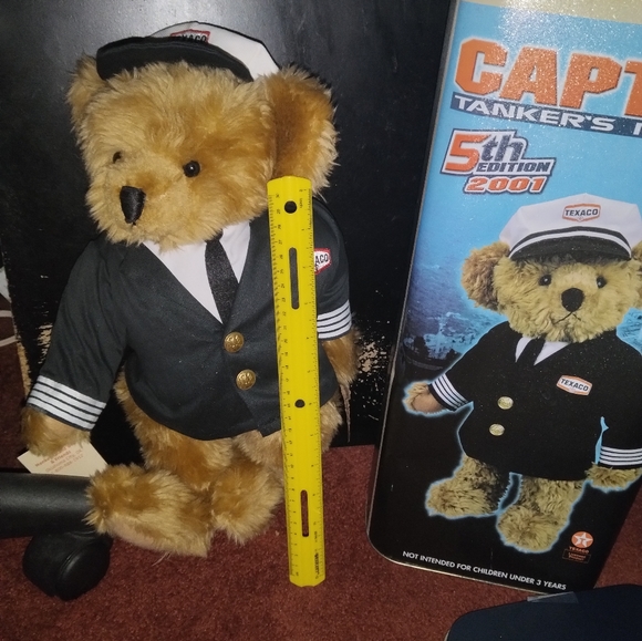 Texaco Captain Bear and Metal Bank - Picture 2 of 9